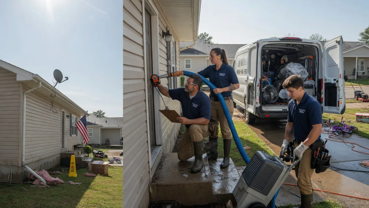 Ceiling Water Damage Restoration in Lowgap, NC near me